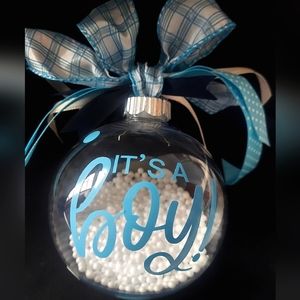 🆕 It's A Boy! Handmade Shower Gift, Home Decor Bulb With Stand Celebrate, NEW